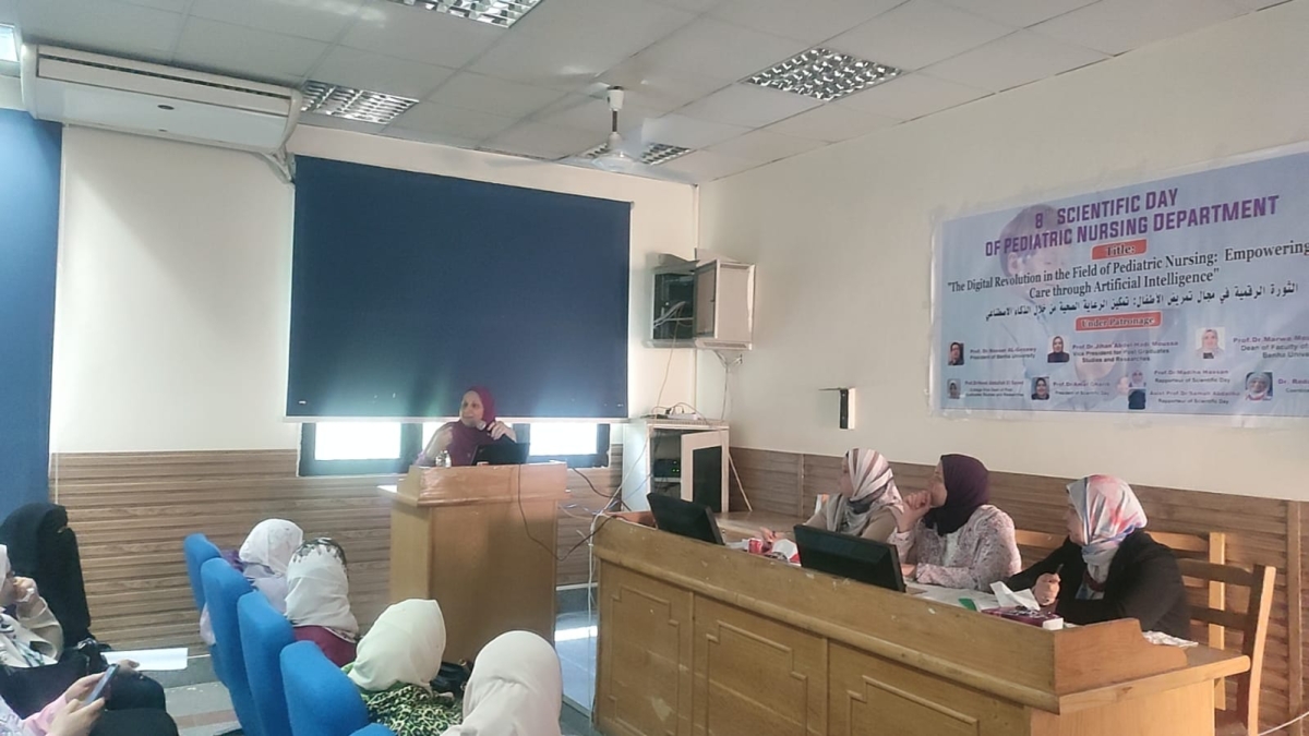 انعقاد ورشة تدريبية تخصصية بعنوان  " Harnessing AI for advanced Nursing Research"