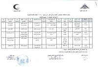 جدول امتحانات طلاب ماجستير فصل دراسى ثانى دور يونيو للعام الجامعى 2023-2024