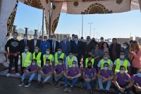 جامعة بنها تشارك فى توزيع قوافل صندوق تحيا مصر على الأسر الأولى بالرعاية فى القليوبية