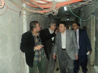 رئيس جامعة بنها يتفقد التجديدات بالمستشفي الجامعي