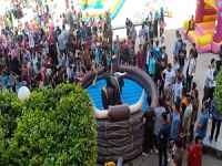 رئيس جامعة بنها يكرم 100 طفل من الأيتام و40 من أمهات طلبة الجامعة.. في إحتفالية كبري