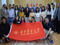 رئيس جامعة بنها يستقبل وفد طلابي من جامعتي وهان ووسط الصين الزراعية