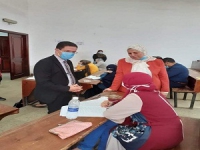 الجيزاوي يتفقد الامتحانات بكليتى التربية والتمريض