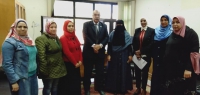 زيارة دعم فني من وحدة المشروعات بالجامعة لوحدة المشروعات بالكلية