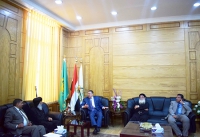 رئيس جامعة بنها يستقبل وفد الكنيسة الأرثوذكسية للتهنئة بعيد الأضحى المبارك