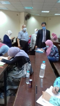 زياره معالي نائب رئيس الجامعه لشئون الدراسات العليا والبحوث أ. د / ناصر الجيزاوي لكلية التمريض جامعة بنها