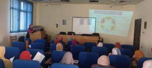 ندوه بعنوان " التحول الرقمى فى الاختبارات العمليه والشفهيه " لأعضاء هيئة التدريس ومعاونيهم