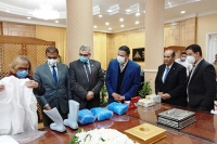من خلال برتوكول التعاون بين جامعة بنها وروتاري مصر: مستلزمات للحماية الشخصية للأطقم الطبية بمستشفى بنها الجامعي