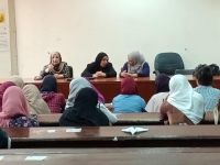 لقاء عميد الكلية أ.د/ هويدا صادق مع الطلاب