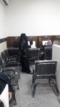 اليوم الثاني علي التوالي وتأدية اختبارات الفرقة الثانية لكلية التمريض جامعة بنها بمركز الاختبارات الإلكترونية بالجامعة