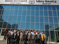 رئيس جامعة بنها يتفقد تطورات العمل في فرع الجامعة بالعبور