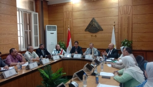 اجتماع لجنة السلامة والصحة المهنية بجامعة بنها