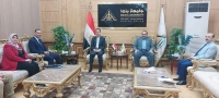 رئيس جامعة بنها يستقبل مدير عام الشباب والرياضة بالقليوبية الجديد