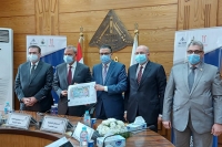 خلال اعتماد التصميمات الابتدائية لمشروع مستشفى جامعة بنها التخصصي