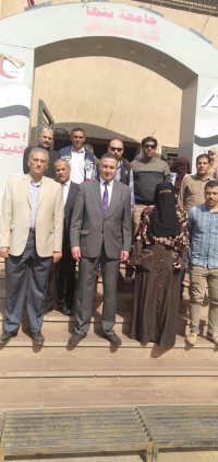 "السعيد "يتفقد تمريض بنها