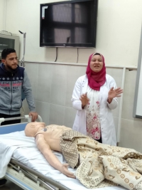 دوره تدريبيه عن الاسعافات الاوليه ( النزيف ، الحروق، الاختناق) لطلاب الجامعة من مختلف الكليات