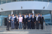 وفد "جامعة ووهان للتكنولوجيا " بالصين يتفقد كليات جامعة_بنها ويشيد بمنشآت العبور